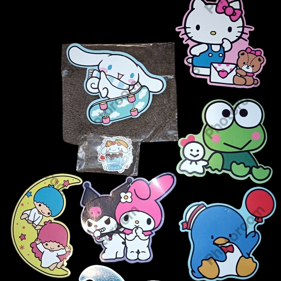 Cartoon Character Stickers Set - Multicolor - Picture 1 of 1